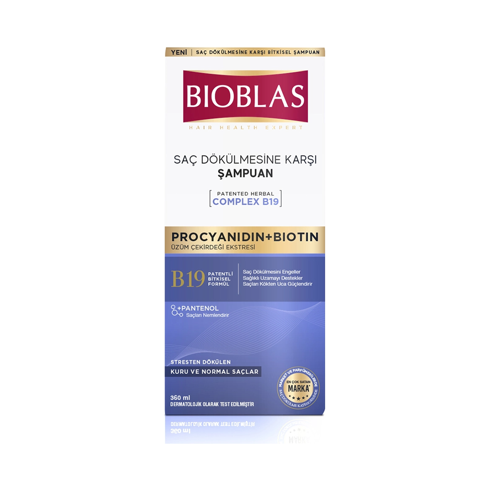 Anti-Haarausfall-Shampoo für trockenes und normales Haar